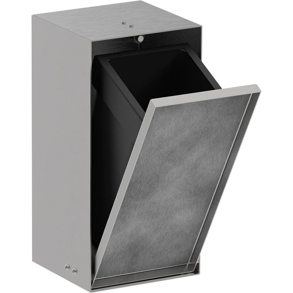 Hansgrohe XtraStoris Rock Ankastre Paslanmaz Çelik Çöp Kutusu - 56063800 Hemen Al