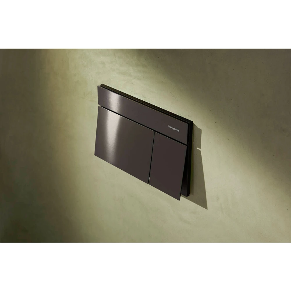 Hansgrohe iFrame Element E Mat Siyah-Krom Gömme Rezervuar Paneli - 66003340 Hemen Al