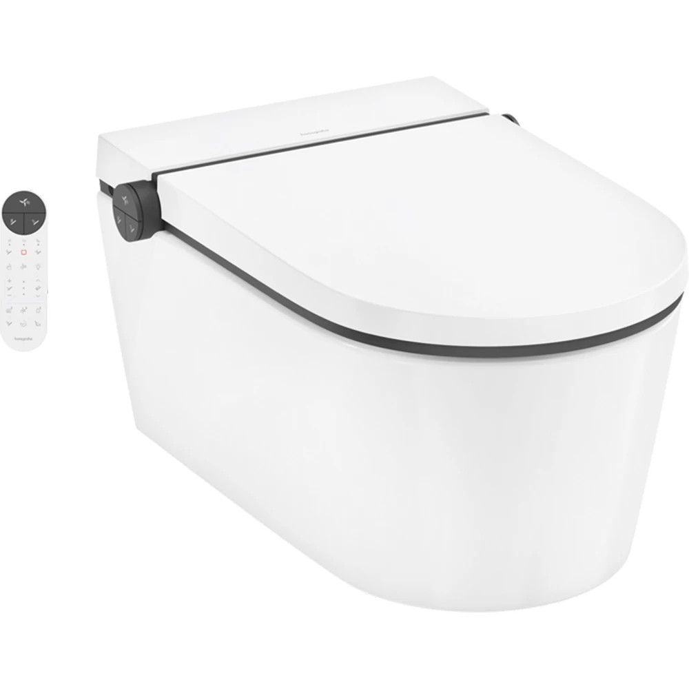 Hasngrohe LavaPura Element S Beyaz Kanalsız Akıllı Asma Klozet Takımı - 63021450 Hemen Al