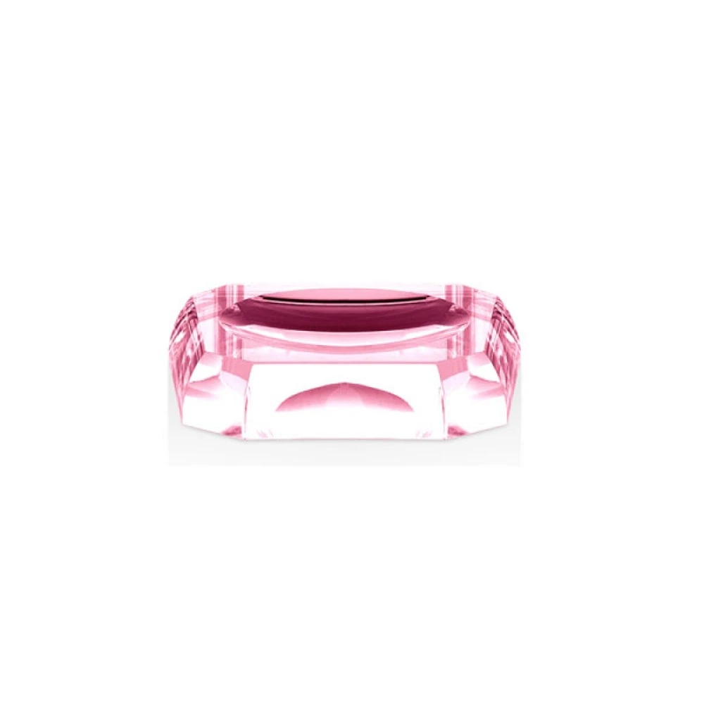 Decor Walther Kristall Pembe Tezgah Üstü Sabunluk Hemen Al
