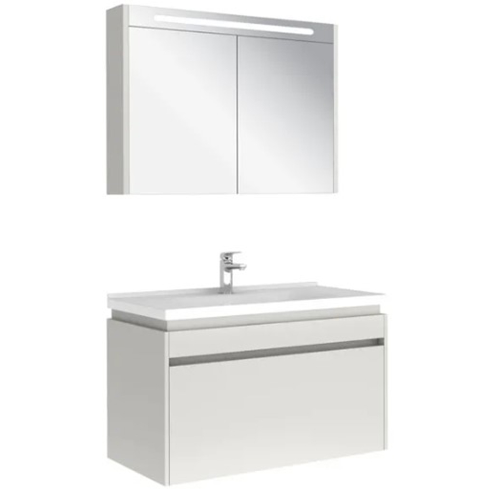 Kale Idea 2.0 100 Cm Parlak Beyaz Tek Çekmeceli Banyo Dolabı Takımı 610100200494 Hemen Al