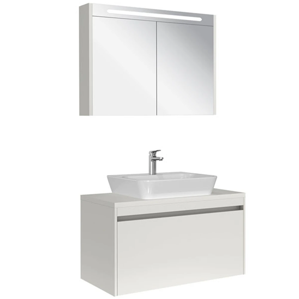 Kale Idea 2.0 100 Cm Parlak Beyaz Tek Çekmeceli Banyo Dolabı Takımı 610100200596 Hemen Al