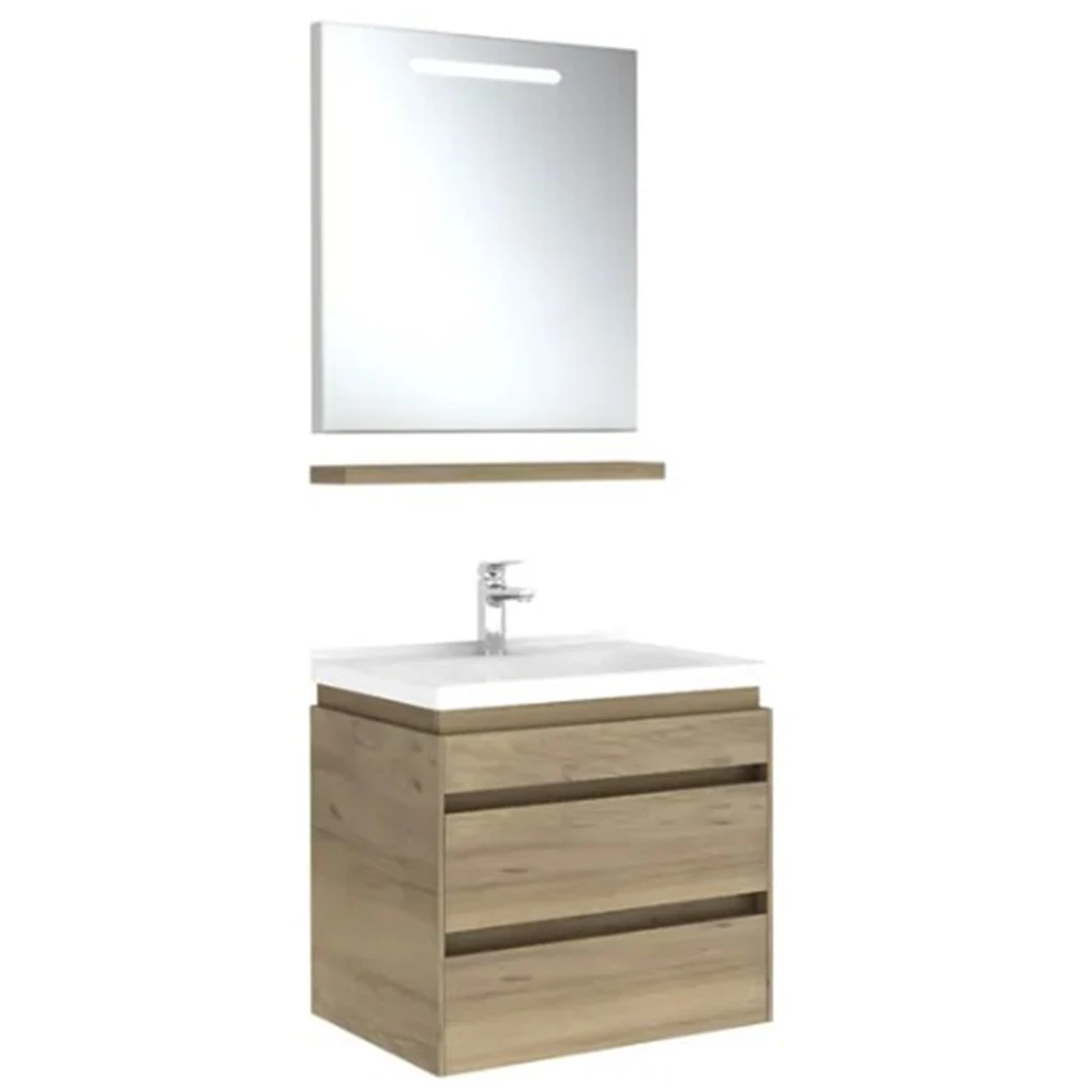 Kale Idea 2.0 65 Cm Pasifik A Çift Çekmeceli Banyo Dolabı Takımı Hemen Al