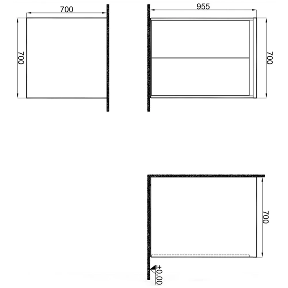 Kale Idea 2.0 (Duraband Kaplama) 70 Cm Dolabı Pasifik A Kapaklı Çamaşır Makinesi Dolabı Hemen Al