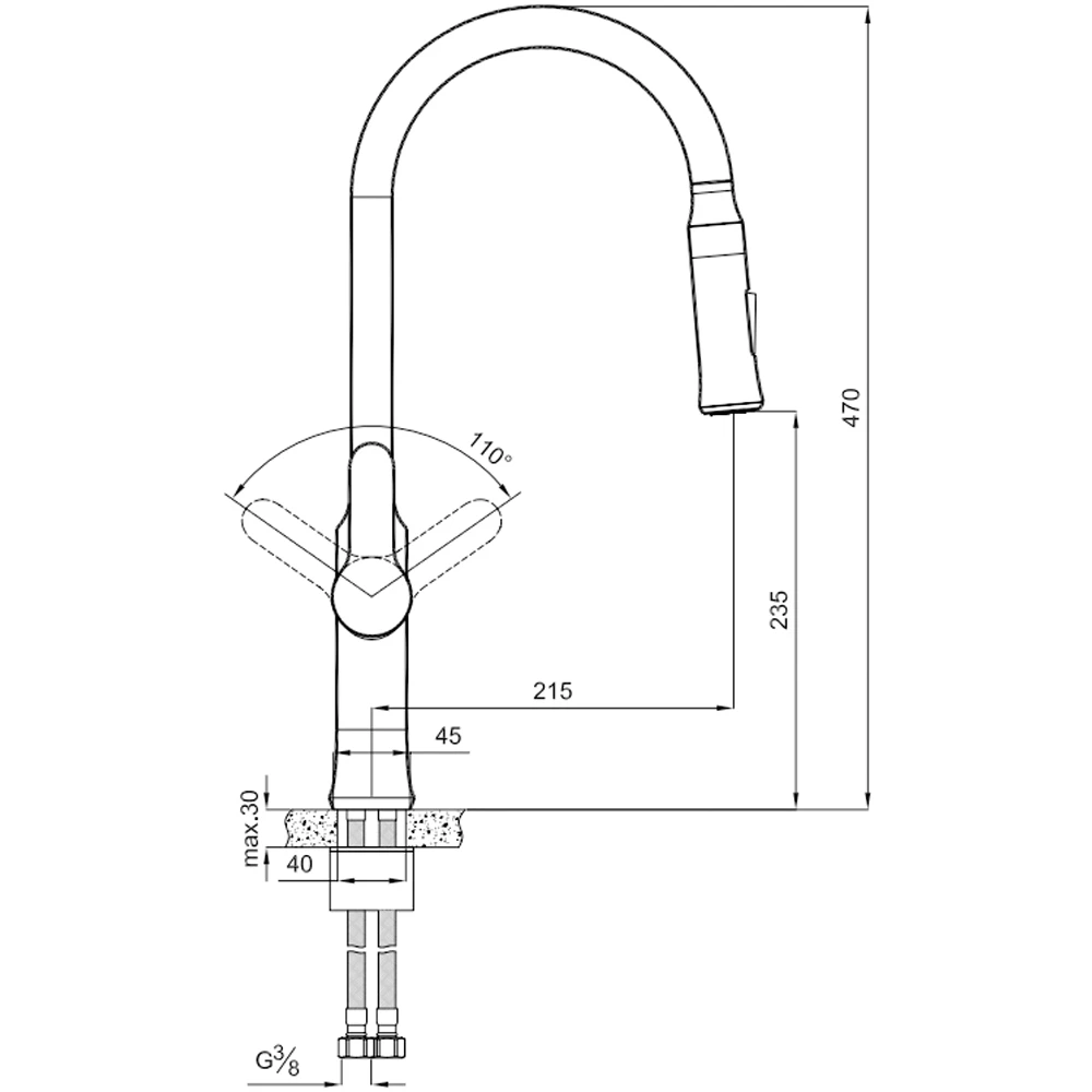 Kale Master Pull Down Mutfak Bataryası Hemen Al