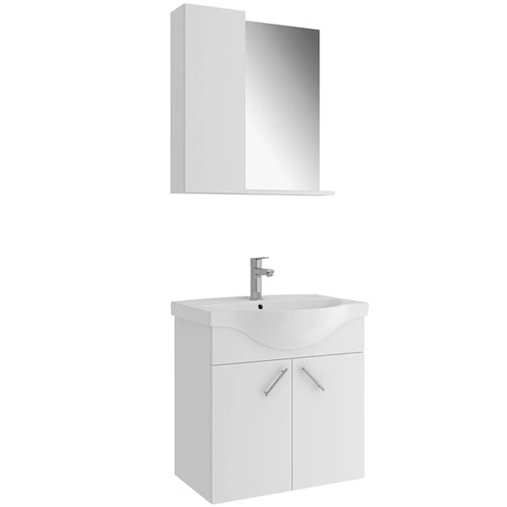 Kale Milena 65 Cm Beyaz Banyo Dolabı Takımı Hemen Al