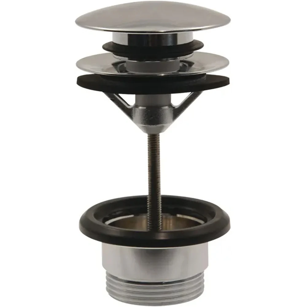 Kale Novatik Universal Fırçalanmış Nikel Yuvarlak Lavabo Süzgeci Hemen Al