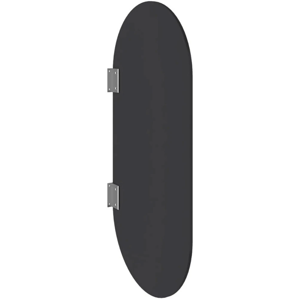 Kale Panello 100x50 Cm Oval Formlu Mat Antrasit Pisuvar Paneli Hemen Al