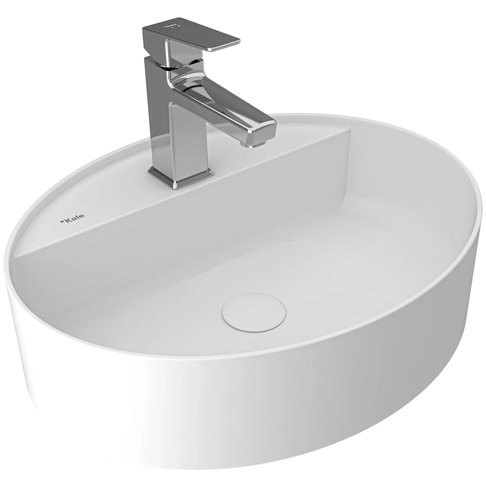 Kale Smartedge 40x50 Cm Beyaz Oval Lavabo Hemen Al