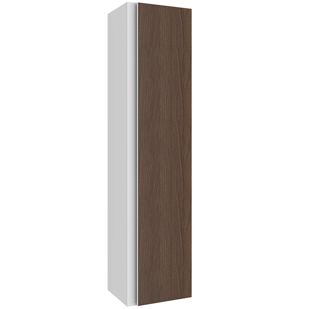 Kale Woody 40 Cm Beyaz-Ceviz Boy Dolabı Sağ-Sol Hemen Al