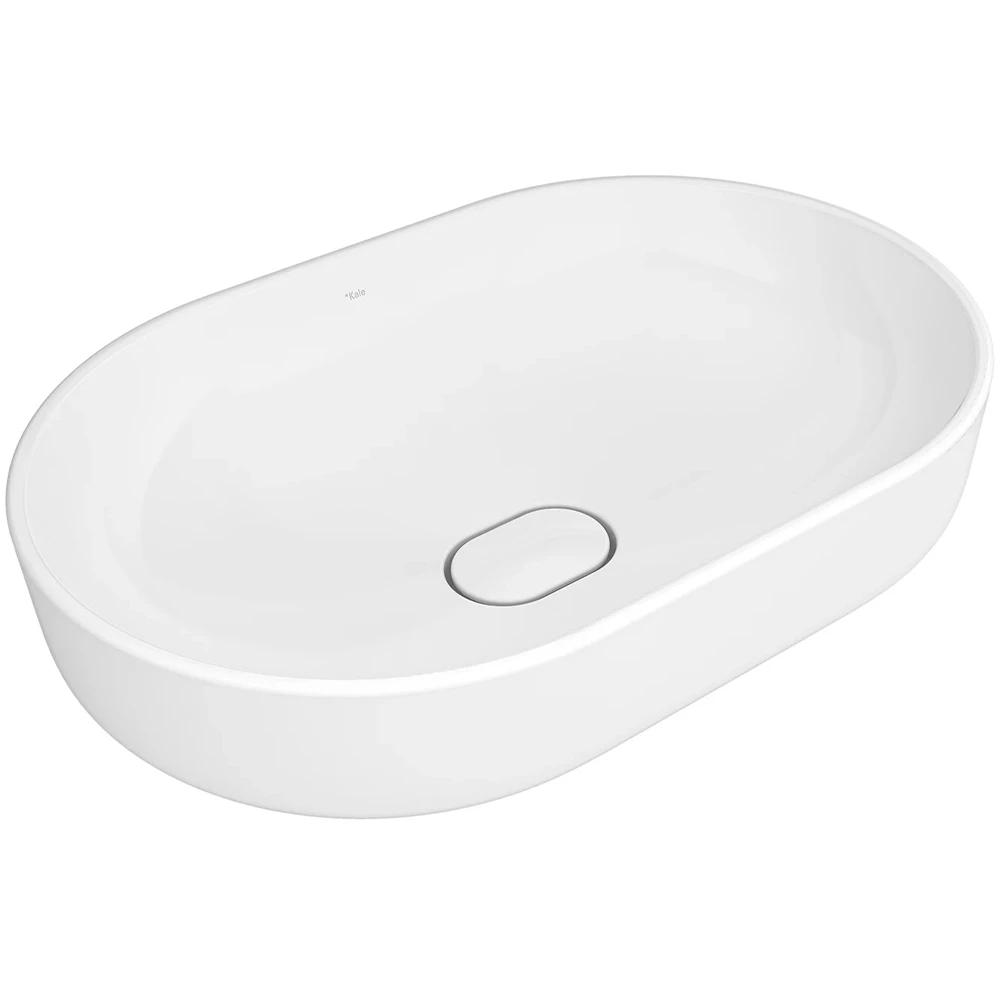 Kale Zero 2.0 60x40 Cm Beyaz Oval Çanak Lavabo Hemen Al