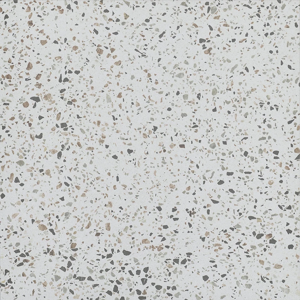 Kalebodur Gmb-U794 Terrazzo Multicolor Beyaz Mat 60x60 Hemen Al