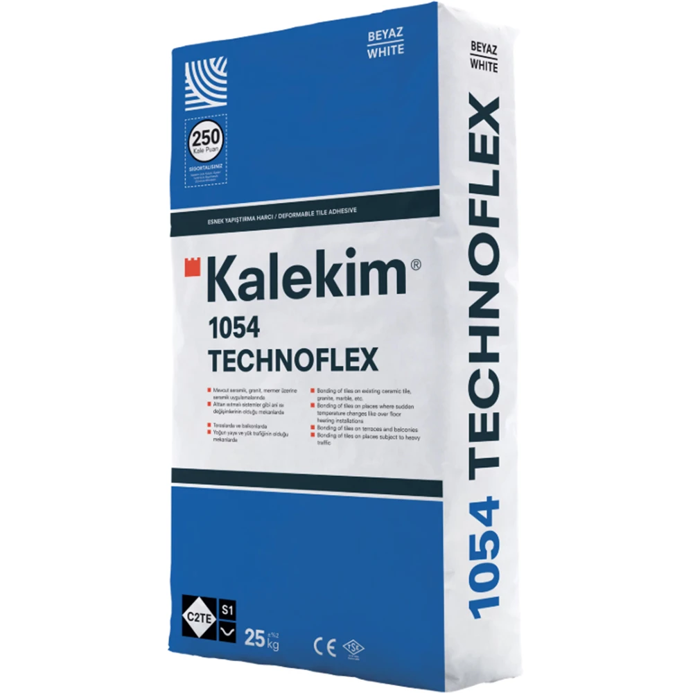 Kalekim 1054 Technoflex 25 Kg Beyaz Esnek Yapıştırma Harcı Hemen Al