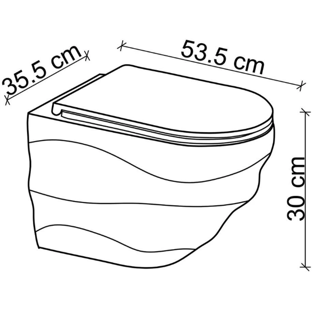 Lena ET-W3000 Kanalsız Asma Klozet Takımı Hemen Al