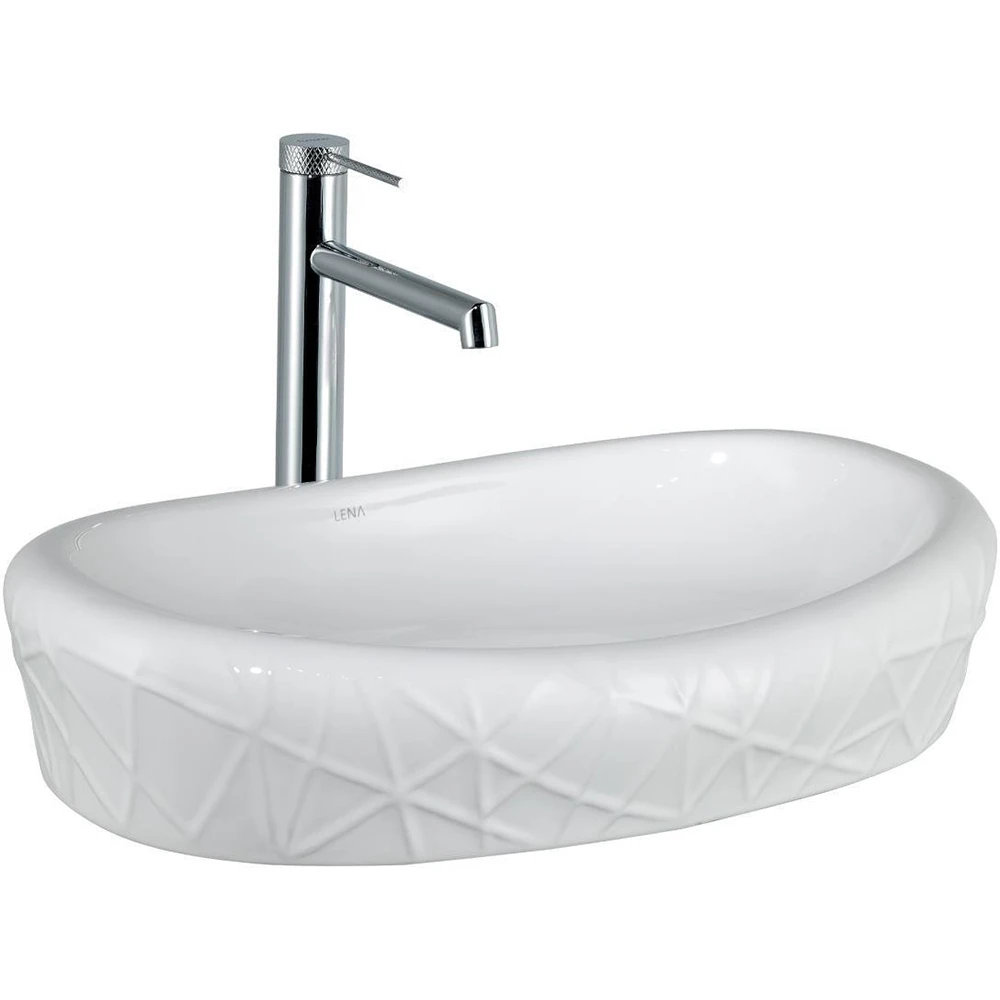 Lena EY-4707 60x40 Cm Tezgah Üstü Lavabo Hemen Al