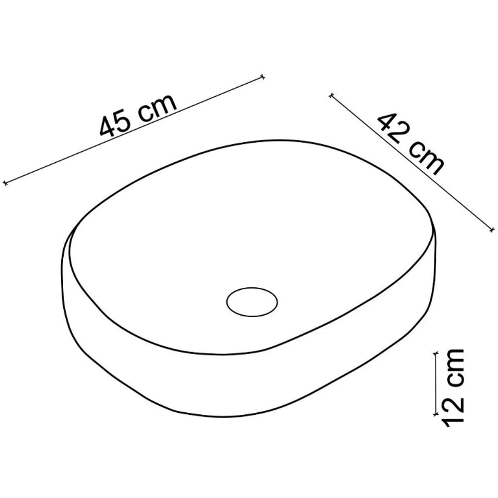 Lena EY-4711 45x42 Cm Çanak Lavabo Hemen Al