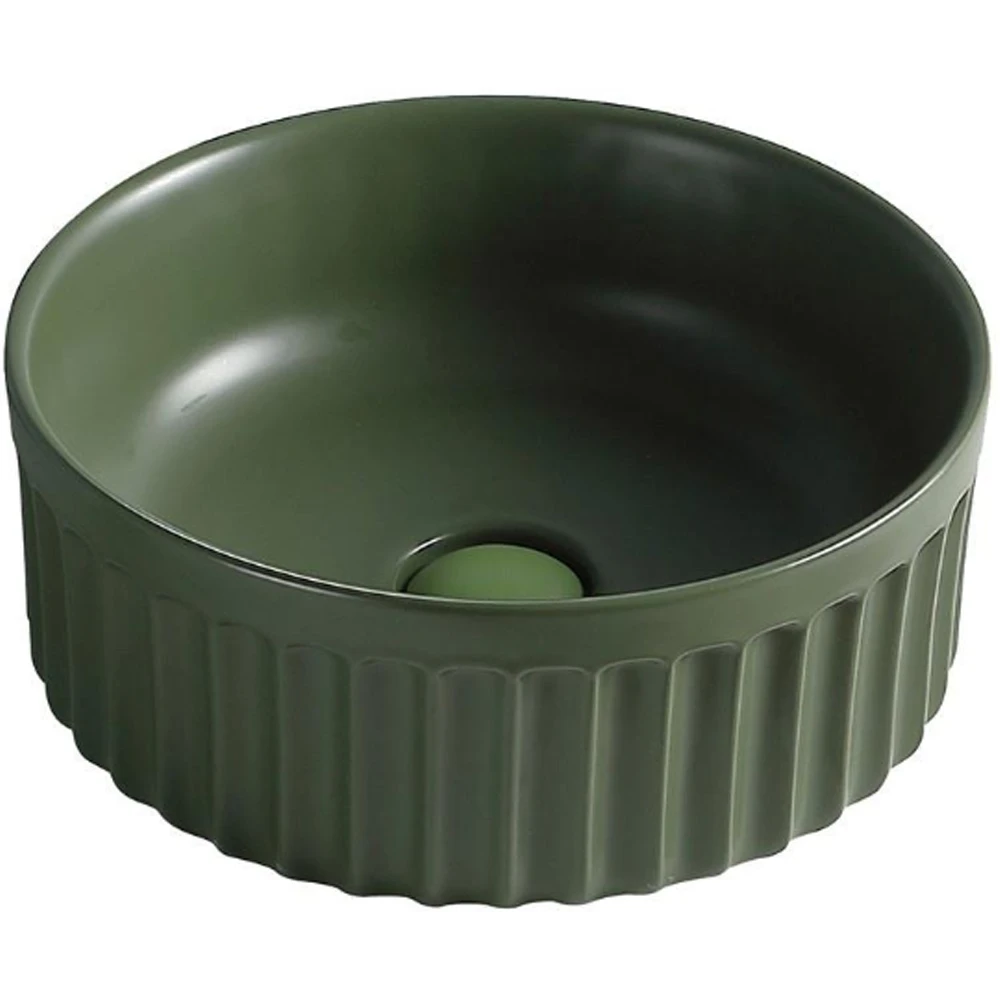 Lena EY-4715MY 38 Cm Mat Yeşil Çanak Lavabo Hemen Al