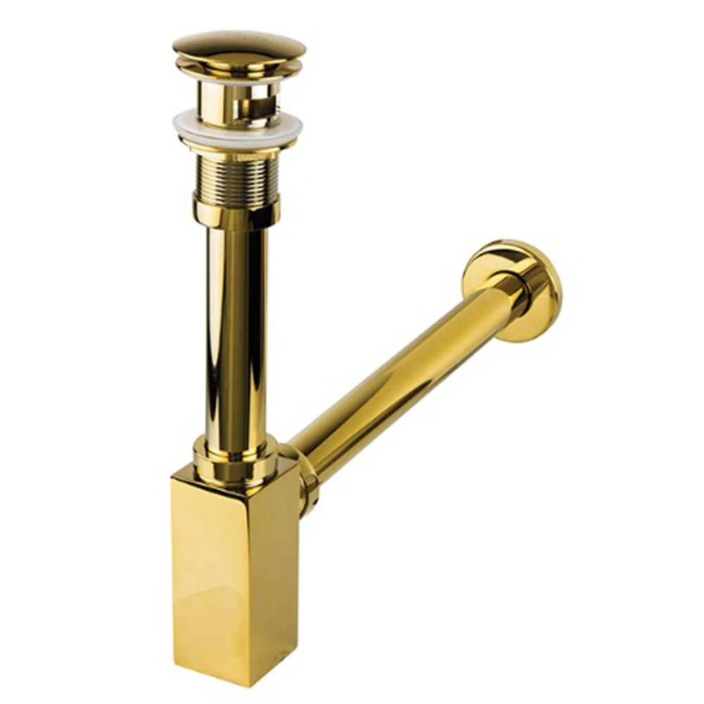 Newarc Corner Altın Delikli Lavabo Sifonu - 760523G Hemen Al