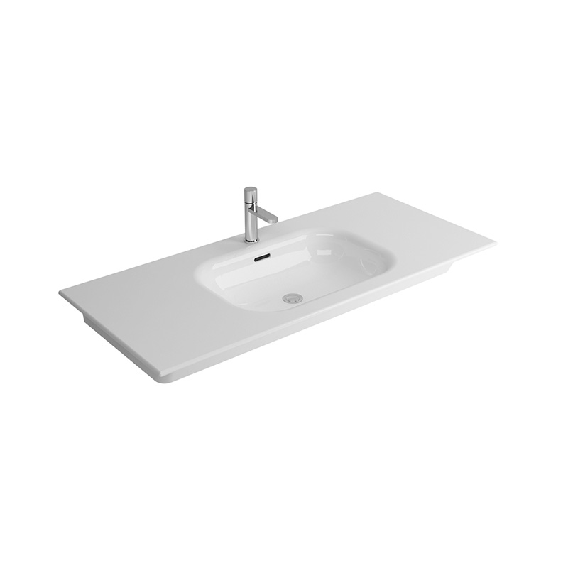 Newarc Natural 120x46 cm Etajerli Lavabo 504120 Hemen Al