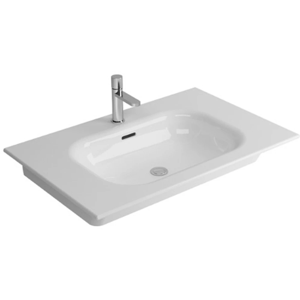 Newarc Natural 80x52 Cm Etajerli Lavabo - 504080-1 Hemen Al