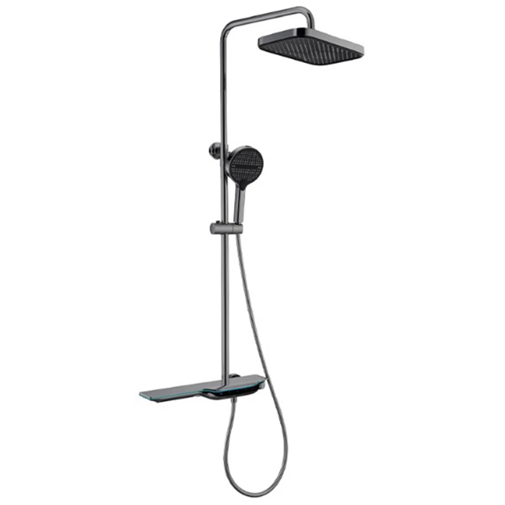 Newarc Next Metalik Gri Bataryalı Duş Kolonu - 984515G Hemen Al