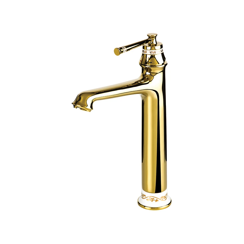 Newarc Pera Altın Çanak Tipi Lavabo Bataryası Hemen Al
