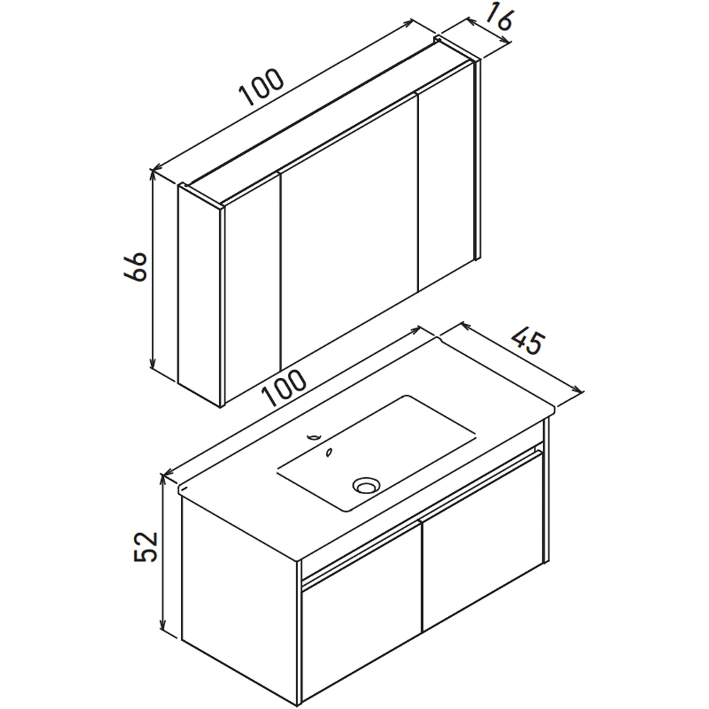 Orka Arno 100 Cm Parlak Gri Banyo Dolabı Takımı - 5008763 Hemen Al