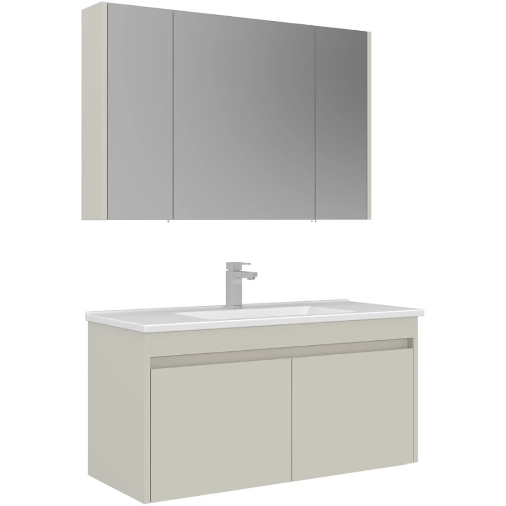 Orka Arno 100 Cm Parlak Kaşmir Banyo Dolabı Takımı - 5008764 Hemen Al