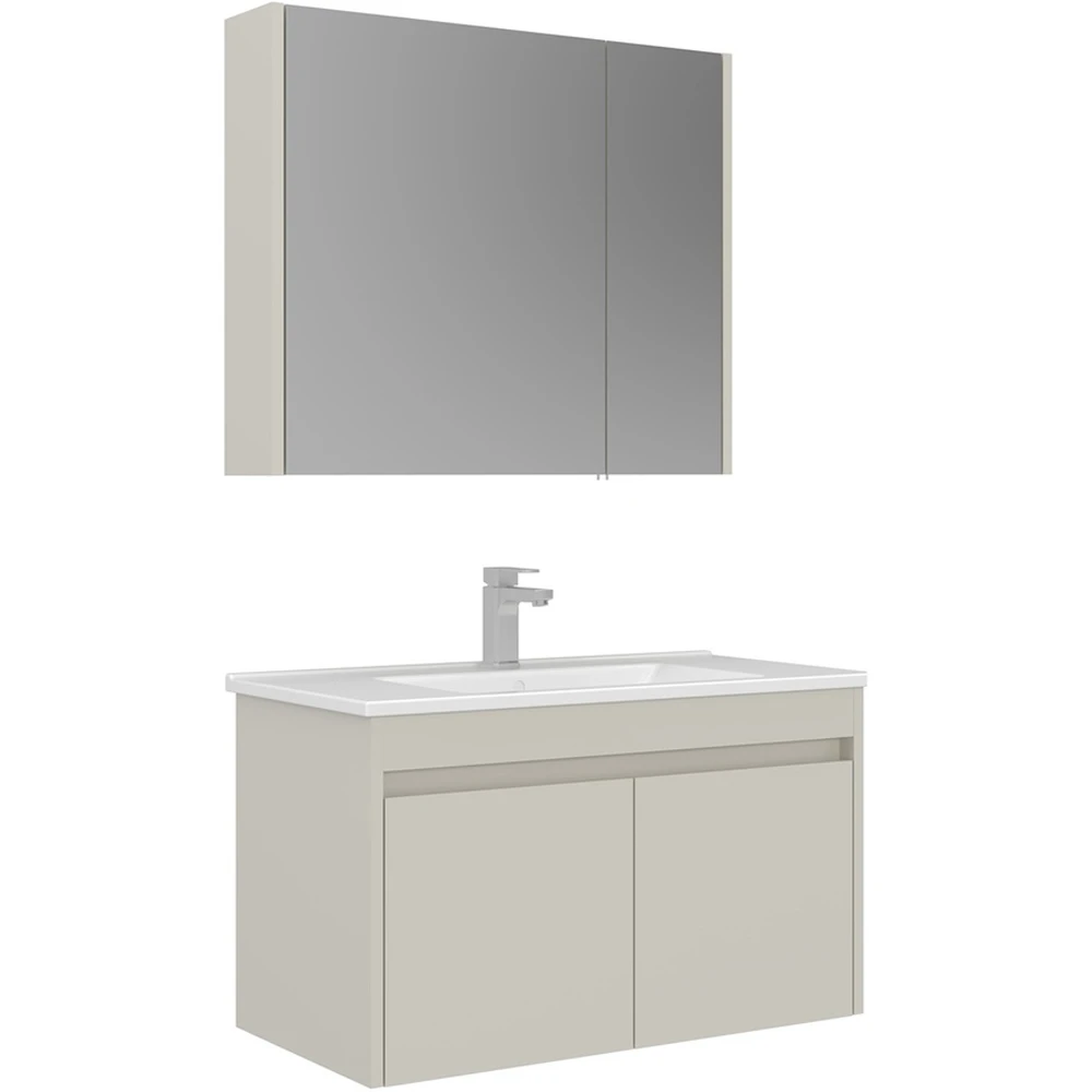 Orka Arno 85 Cm Parlak Kaşmir Banyo Dolabı Takımı - 5008788 Hemen Al