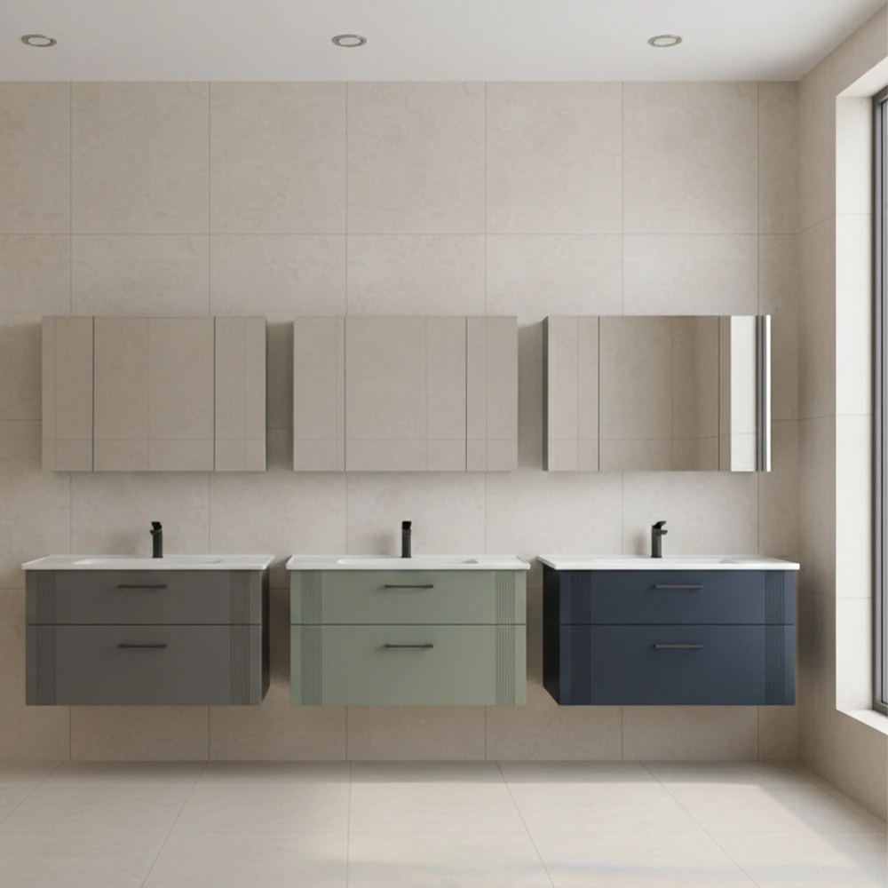 Orka Bari 100 Cm Mat Lacivert Banyo Dolabı Takımı - 5007156 Hemen Al