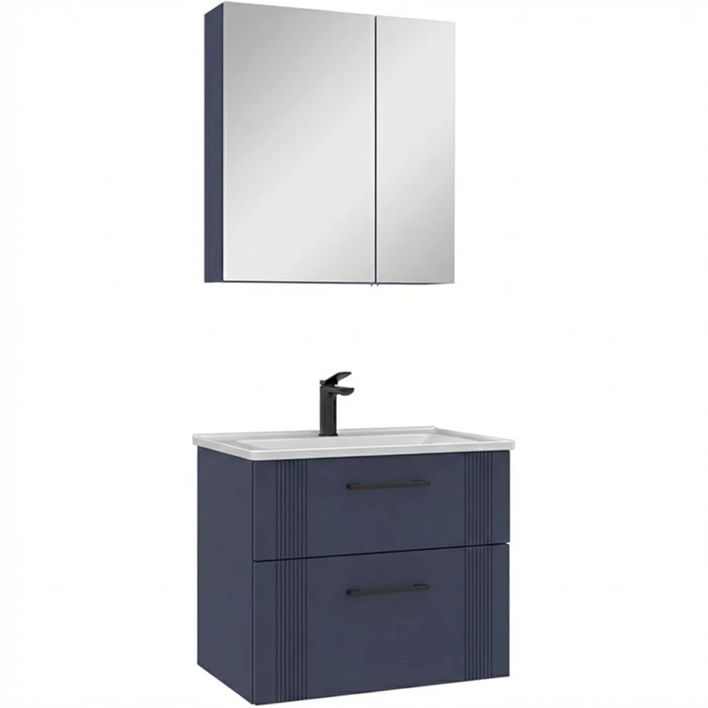 Orka Bari 65 Cm Mat Lacivert Banyo Dolabı Takımı - 5007150 Hemen Al