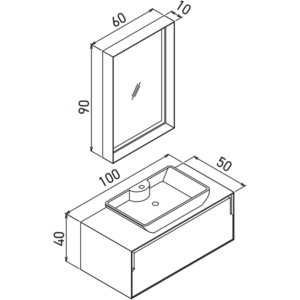 Orka Craft 100 Cm Ceviz-Antrasit Banyo Dolabı Takımı - 5000145 Hemen Al