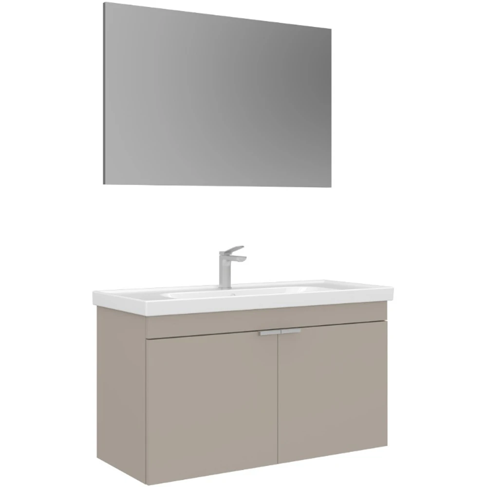 Orka Desna 100 Cm Mat Bej Banyo Dolabı Takımı - 5008752 Hemen Al