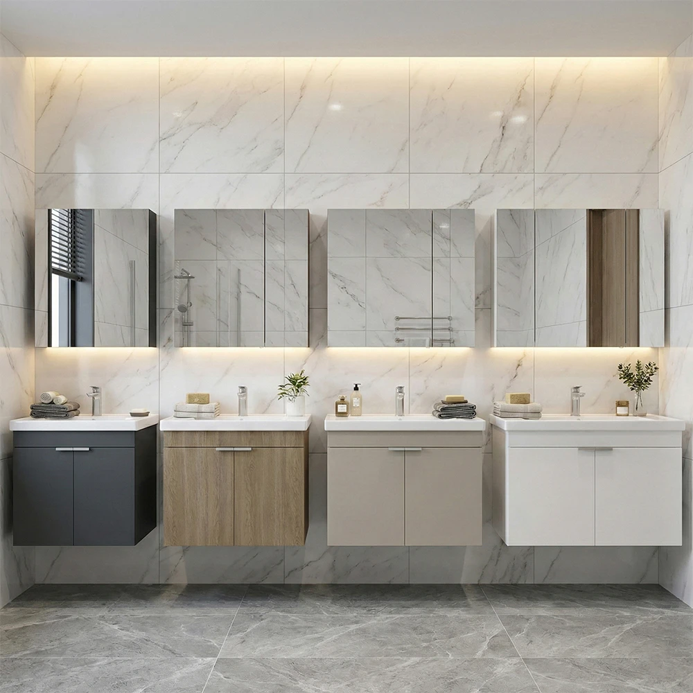 Orka Desna 90 Cm Mat Bej Banyo Dolabı Takımı - 5008575 Hemen Al