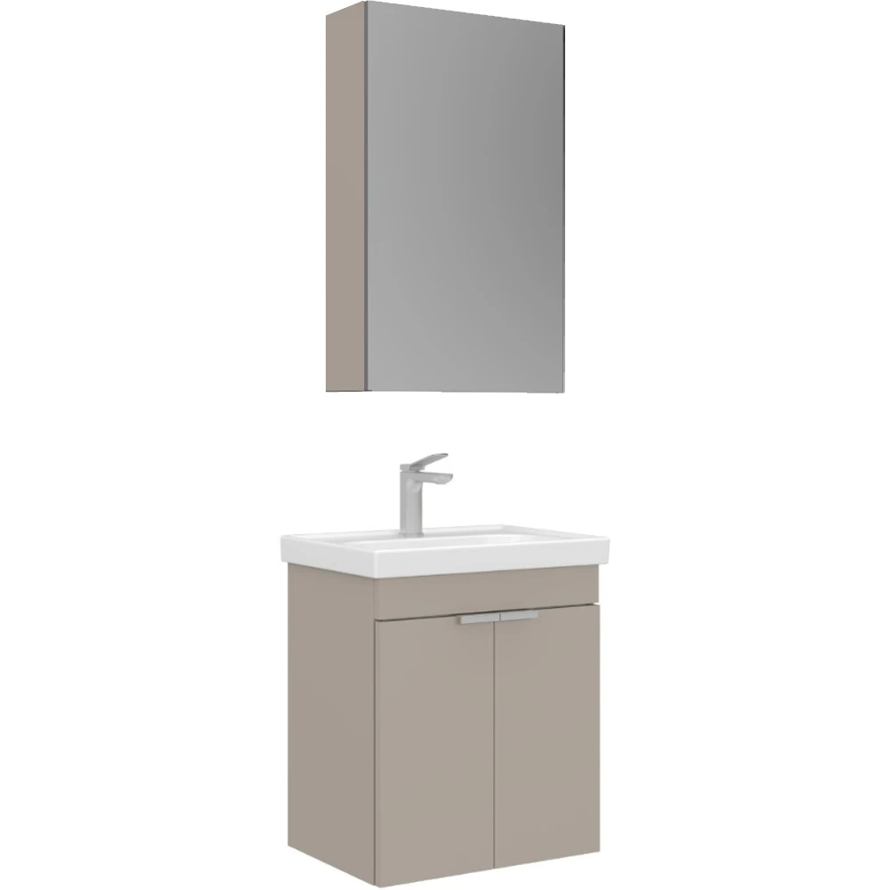 Orka Desna 50 Cm Mat Bej Banyo Dolabı Takımı - 5009176 Hemen Al