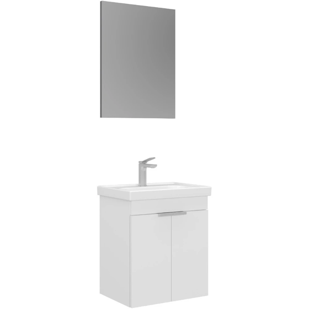 Orka Desna 50 Cm Mat Beyaz Banyo Dolabı Takımı - 5007919 Hemen Al