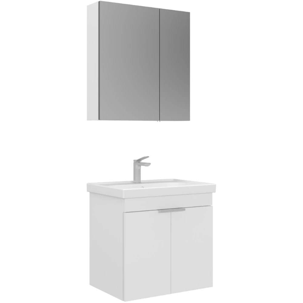 Orka Desna 60 Cm Mat Beyaz Banyo Dolabı Takımı - 5007921 Hemen Al