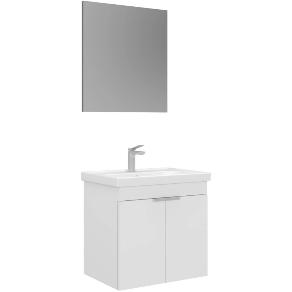 Orka Desna 60 Cm Mat Beyaz Banyo Dolabı Takımı - 5008543 Hemen Al