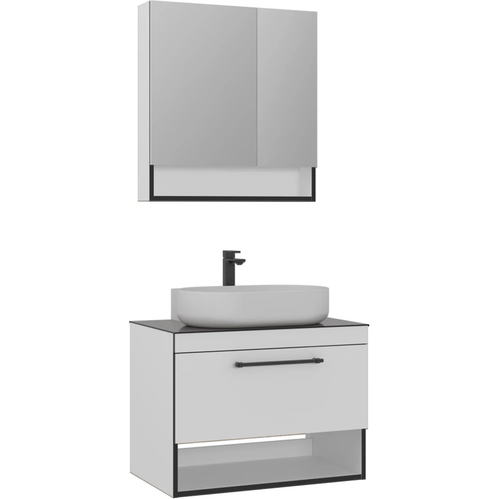 Orka Knidos 90 Cm Beyaz Banyo Dolabı Takımı - 5000348 Hemen Al