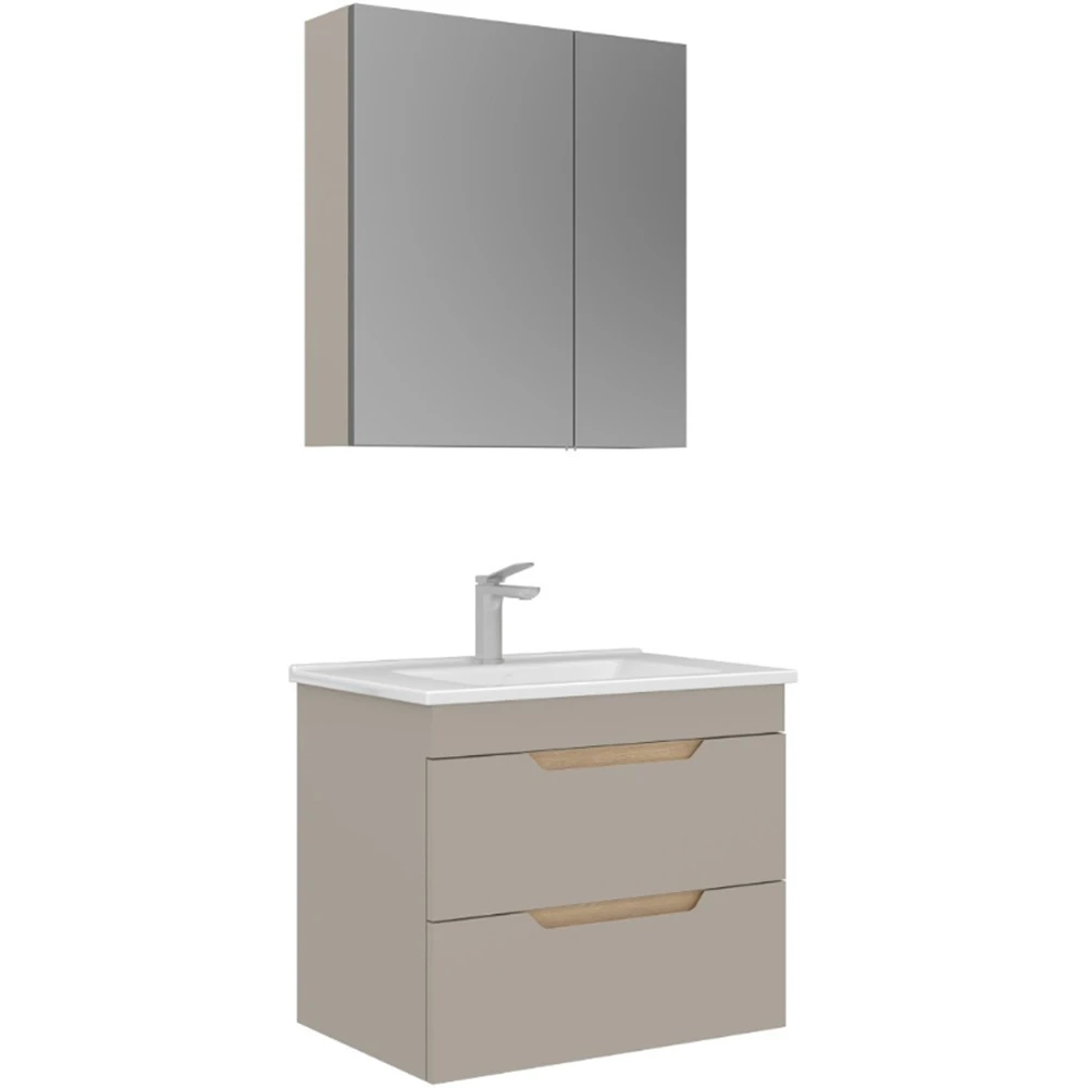 Orka Lena 65 Cm Mat Bej Banyo Dolabı Takımı - 5008044 Hemen Al