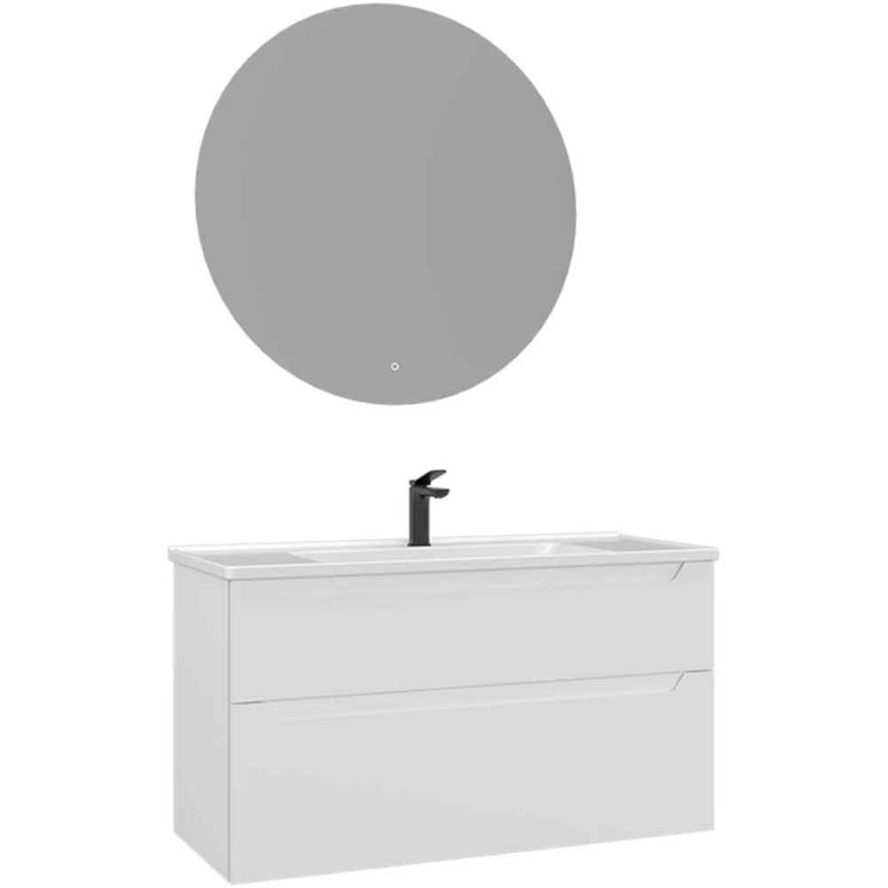 Orka Messina 100 Cm Mat Beyaz Banyo Dolabı Takımı - 5006661 Hemen Al