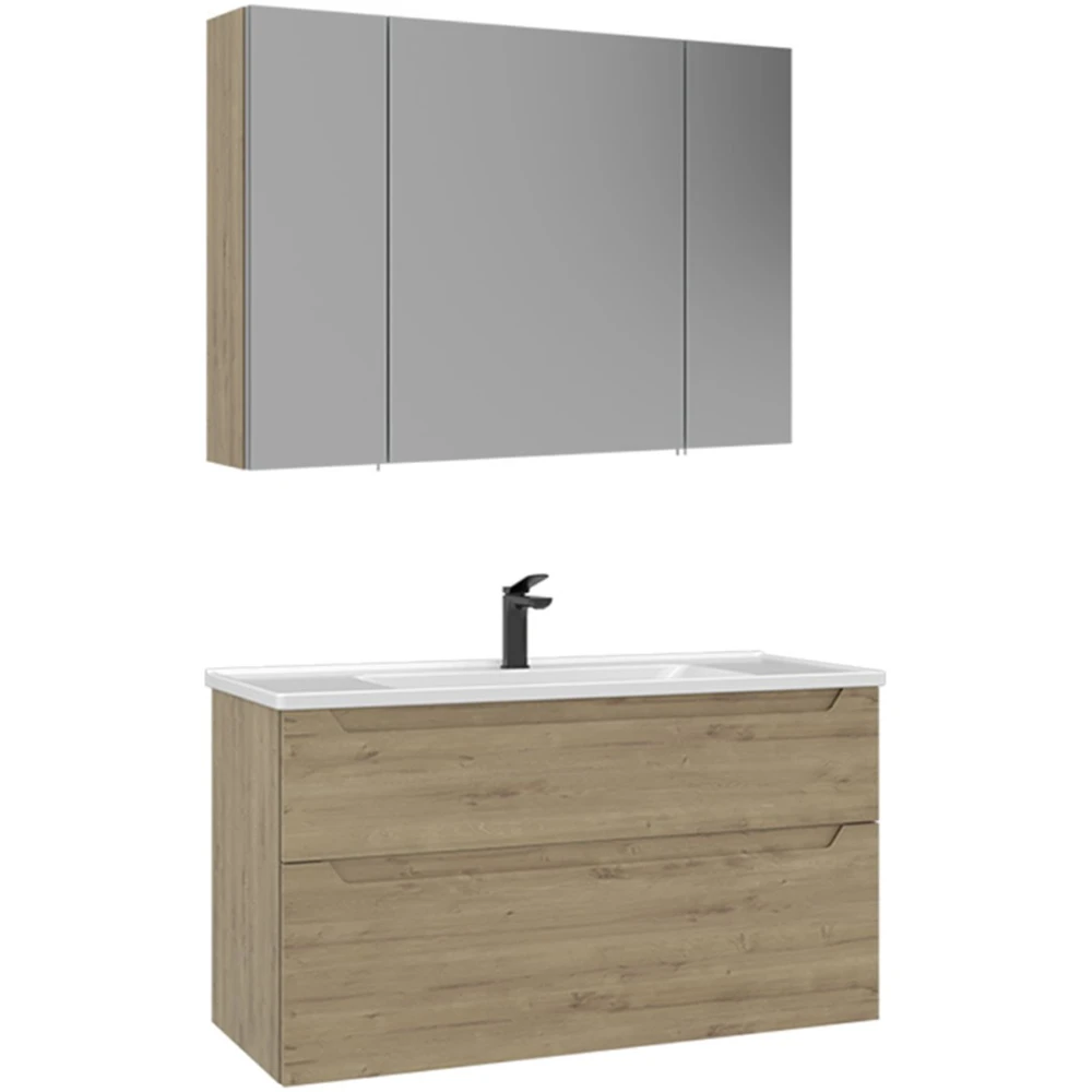 Orka Messina 100 Cm Meşe Banyo Dolabı Takımı - 5007148 Hemen Al