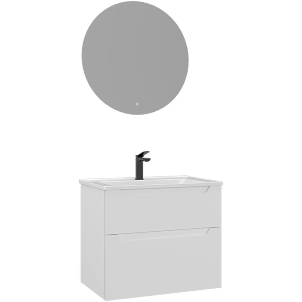 Orka Messina 65 Cm Mat Beyaz Banyo Dolabı Takımı - 5006653 Hemen Al