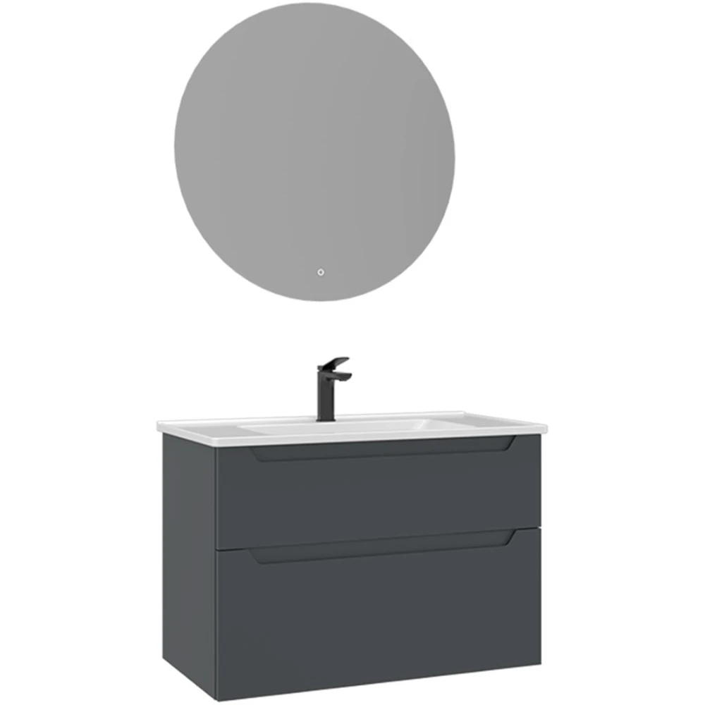 Orka Messina 85 Cm Mat Antrasit Banyo Dolabı Takımı - 5006660 Hemen Al