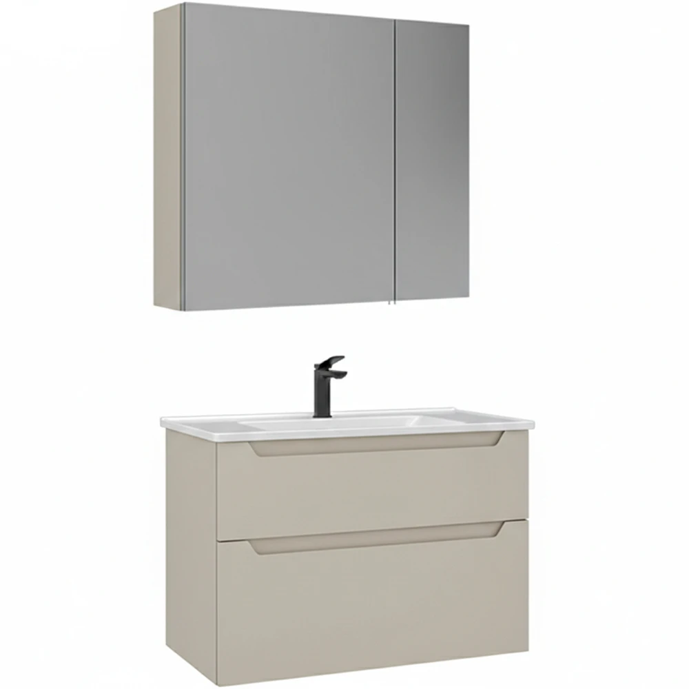 Orka Messina 85 Cm Mat Kaşmir Banyo Dolabı Takımı - 5007140 Hemen Al