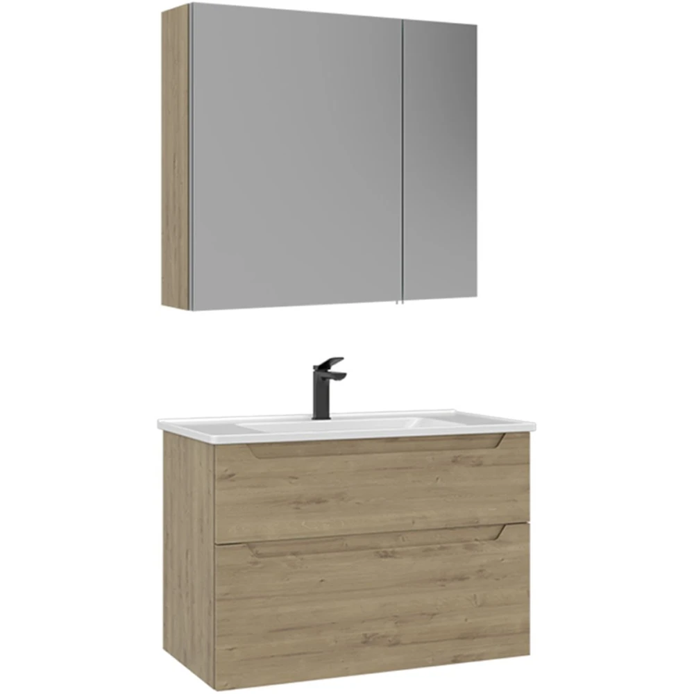 Orka Messina 85 Cm Meşe Banyo Dolabı Takımı - 5007142 Hemen Al