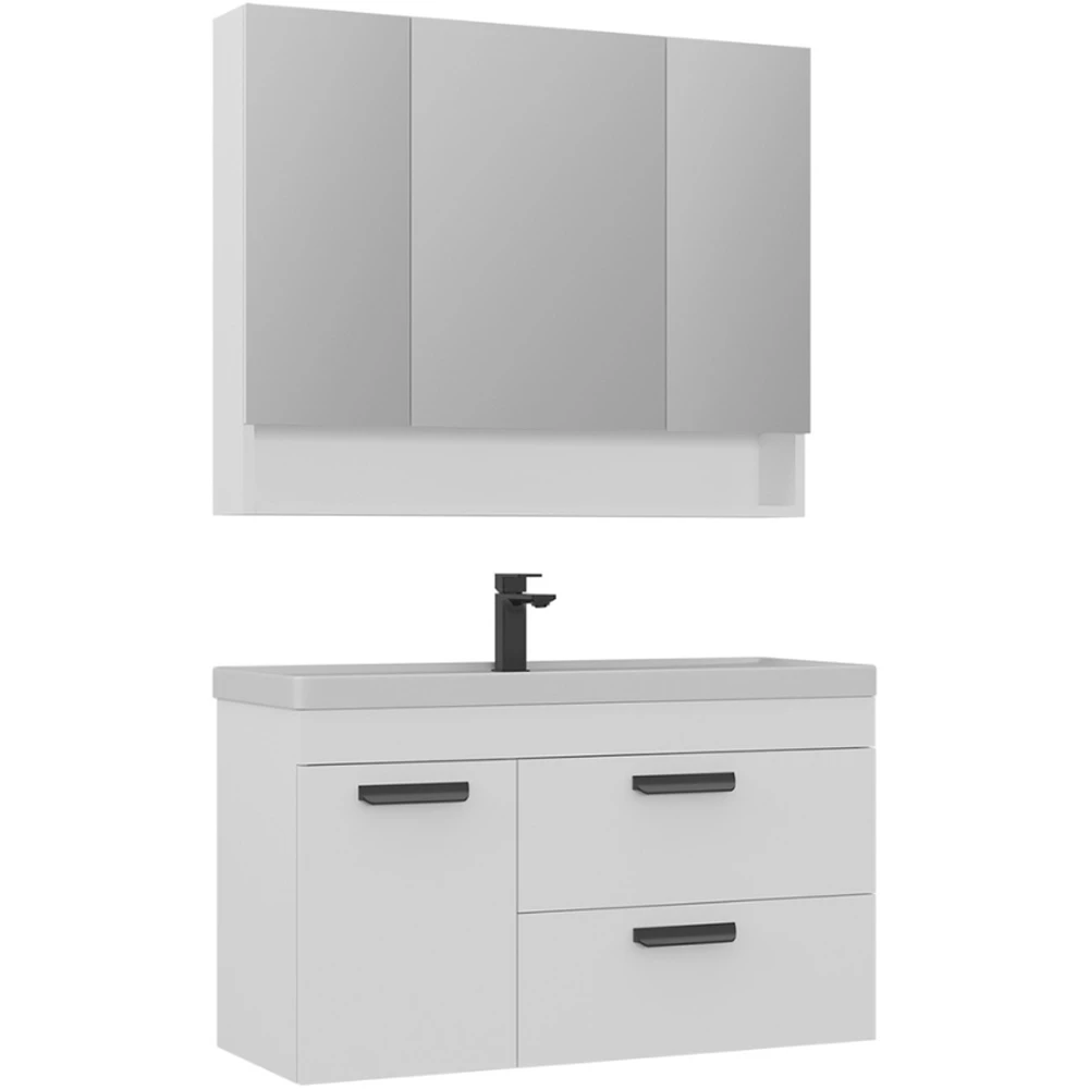 Orka Nova 100 Cm Beyaz Banyo Dolabı Takımı Hemen Al