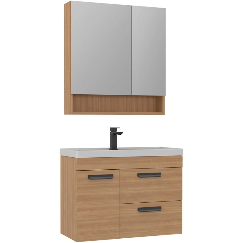 Orka Nova 80 Cm Morgana Kiraz Banyo Dolabı Takımı Hemen Al