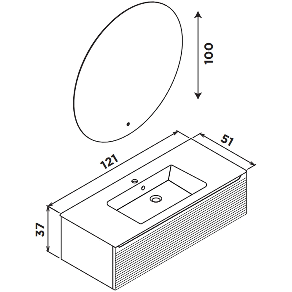 Orka Olbia 120 Cm Mat Beyaz Banyo Dolabı Takımı Hemen Al