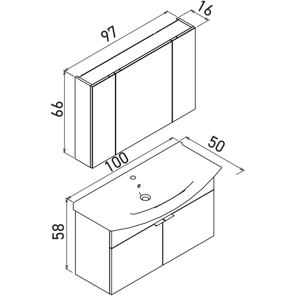 Orka Purus 100 Cm Antrasit Banyo Dolabı Takımı - 5008347 Hemen Al
